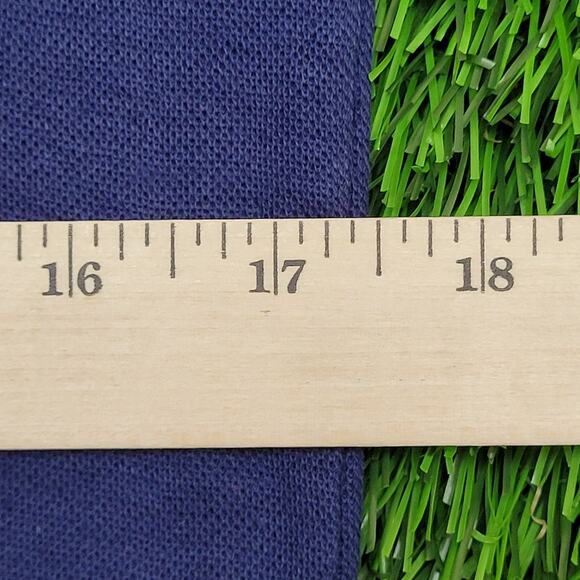 Vintage 80s Conor Preppy Polo Shirt XS/S 17x25 Navy-Blue USA - Picture 11 of 12